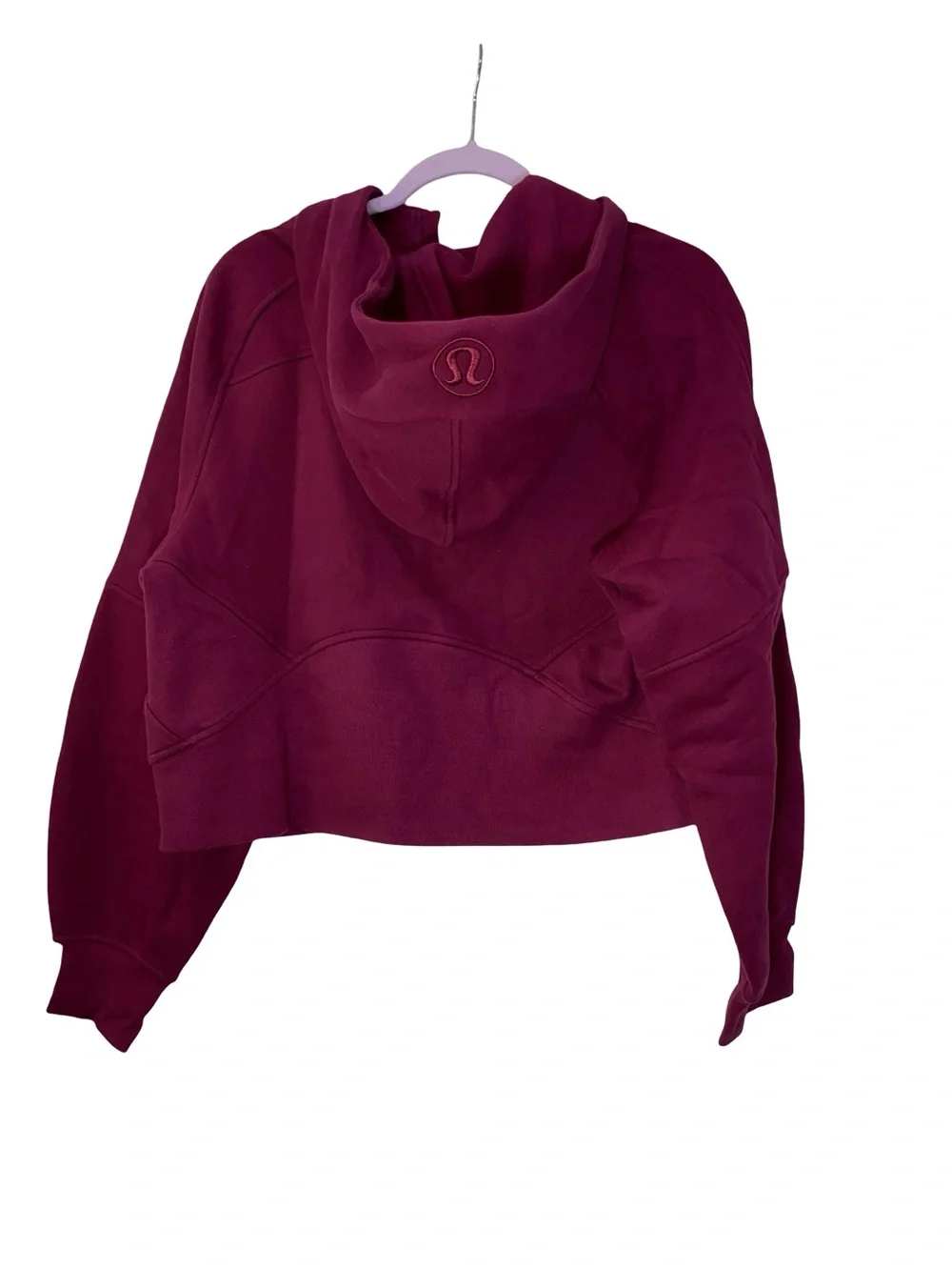 Lululemon Scuba Full-Zip Hoodie – Red Merlot / Deep Maroon